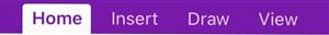 OneNote Toolbar 